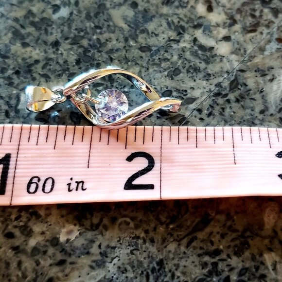 Silver Twist Necklace - Picture 3 of 5